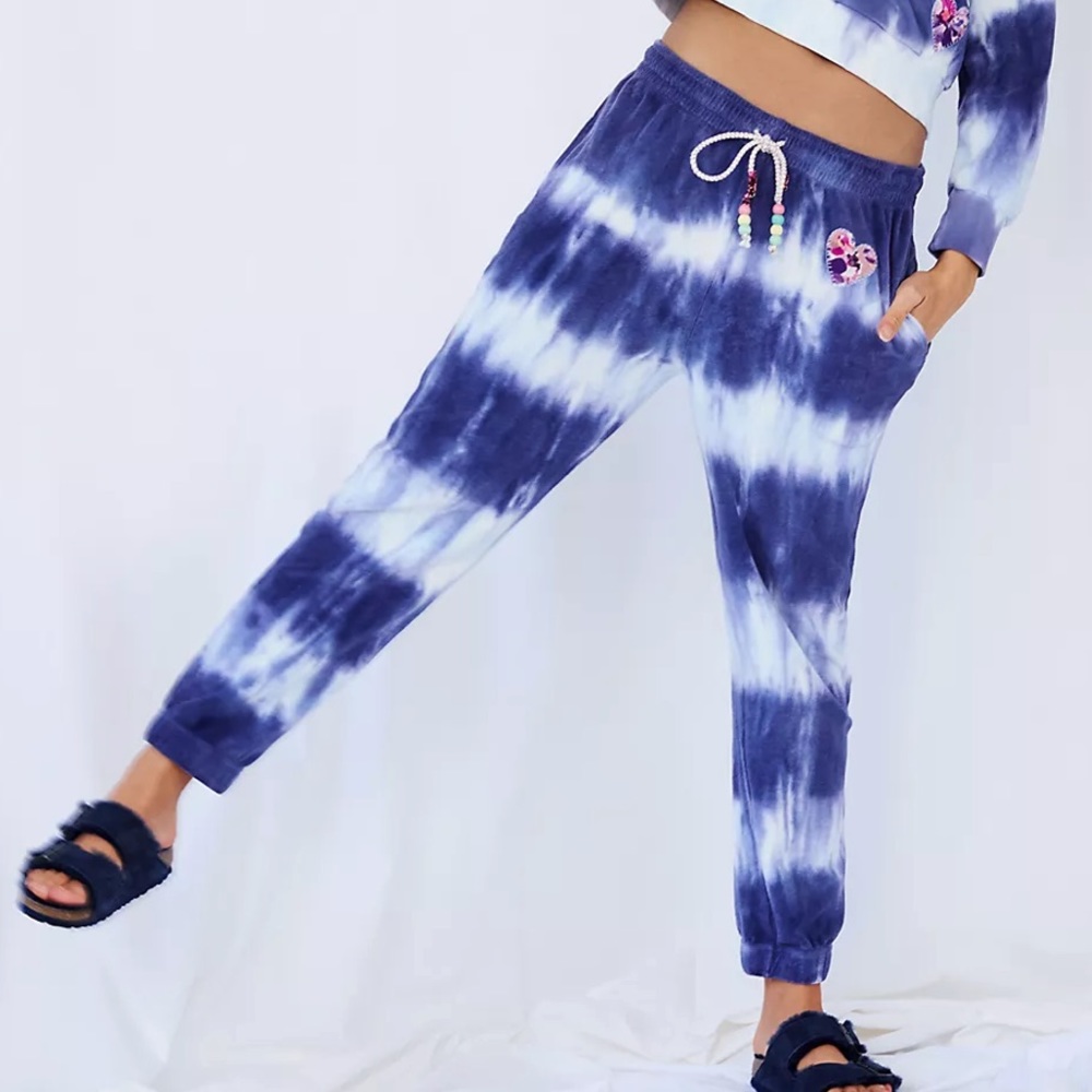 LoveShackFancy Santinella Tie-Dye Joggers